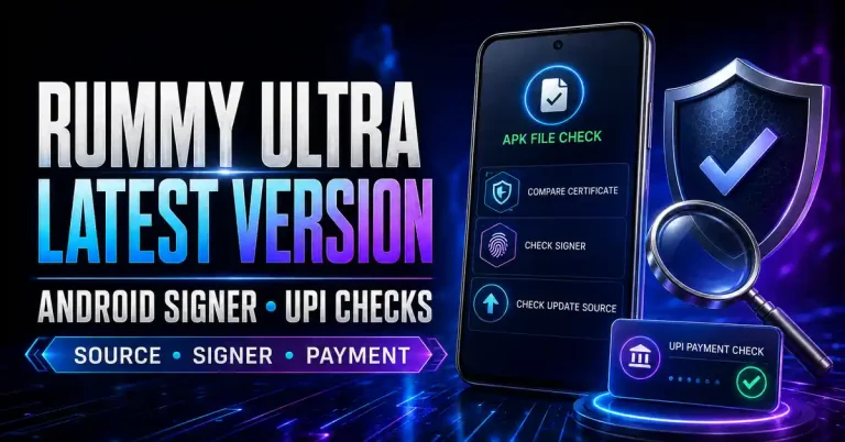 Rummy Ultra Latest Version: Android Signer & UPI Checks